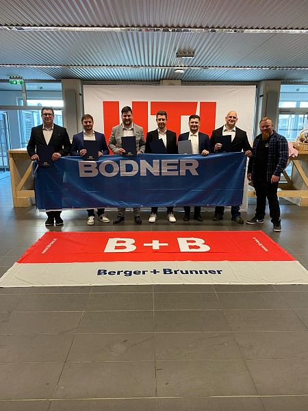 B+B gratuliert zum erfolgreichen Abschluss der Bauhandwerkerschule
