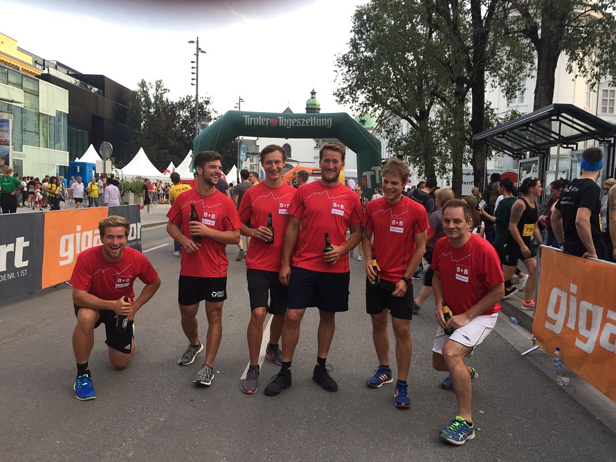18. Tiroler Firmenlauf Ibk - B+B war dabei