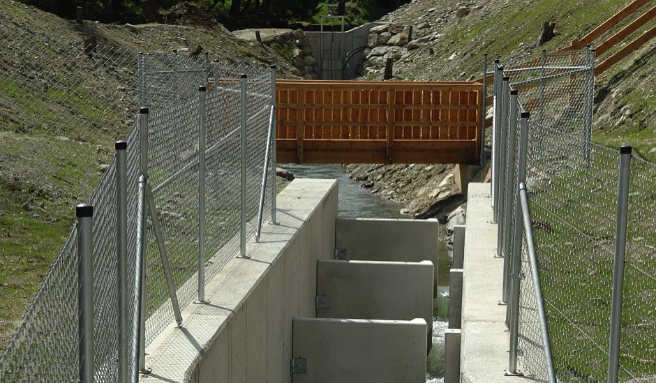 TIWAG - Fischwanderhilfe & Wehranlage Wenns