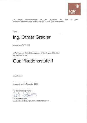 Weiterbildungspass_Qualifikationsstufe 1