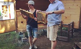 Bienen_Besuch Otmar