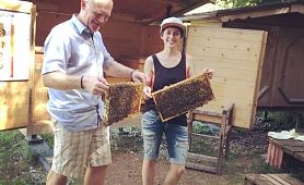 Bienen_Besuch Otmar
