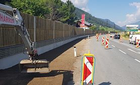 Lärmschutzwände B165 Gerlos Straße +B168 Mittersillerstraße