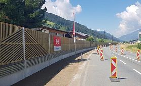 Lärmschutzwände B165 Gerlos Straße +B168 Mittersillerstraße